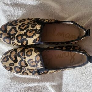 Sam Edelmam Carrin Platform Espadrilles Leopard print Faux Fur